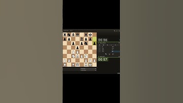 Chess bullet game 1+0  shorts №2414  #shorts