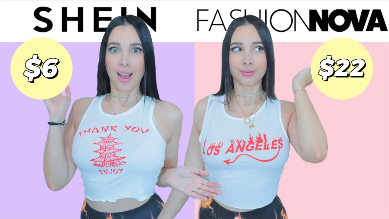 Exposing Shein Vs Fashion Nova Clothing Youtube