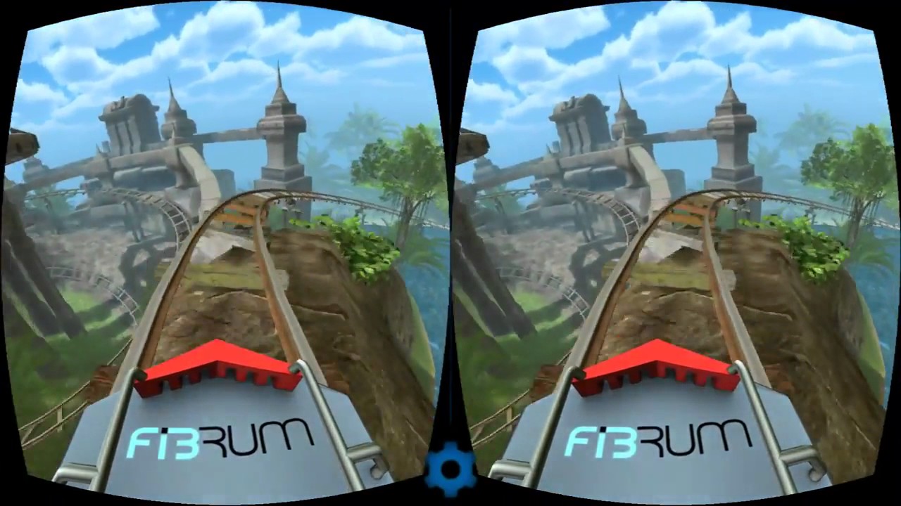 VR Roller Coaster Google Cardboard 3D SBS - YouTube