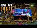 Downtown Dubai Complete Night Walk 2021 | 4K | Dubai Tourist Attraction