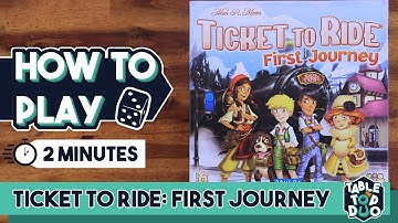 How to Play Ticket To Ride First Journey in 2 Minutes