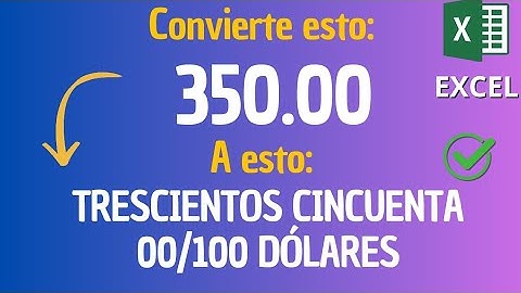 COMO convertir NUMEROS a LETRAS en excel - CONVERTIR números a letras en excel con VBA