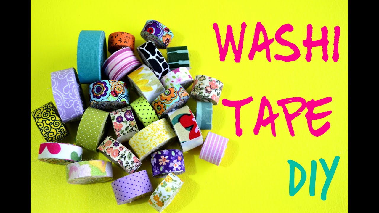 DIY Washi Tape - Fitas adesivas decoradas