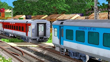 LHB Coupling Shatabdi Coach | BUMPY RAILROAD | Train Simulator | Railworks 3 | Railroad Fun