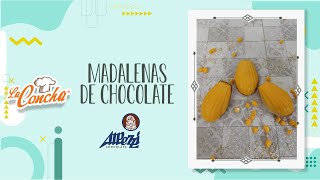 Madalenas con chocolate