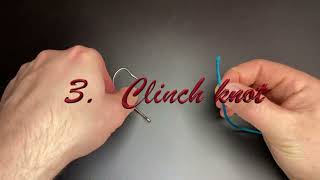 HOW TO TIE CLINCH KNOT 4K