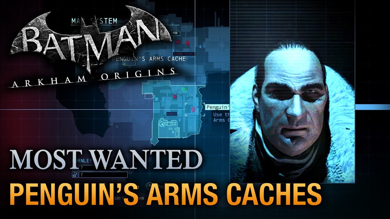 Batman: Arkham Origins - The Penguin (Most Wanted Walkthrough) - YouTube