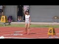 奥村ユリ 20170520 群馬県高校総体陸上 女子200m 決勝 群馬県高校新記録24.25