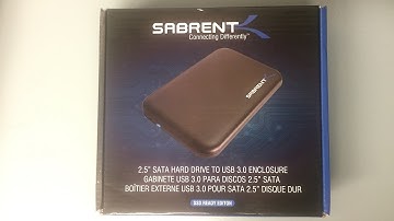 Sabrent 2.5 Inch Hard Drive Enclosure Unboxing