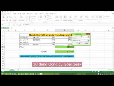 Tính năng Goal Seek trong Excel