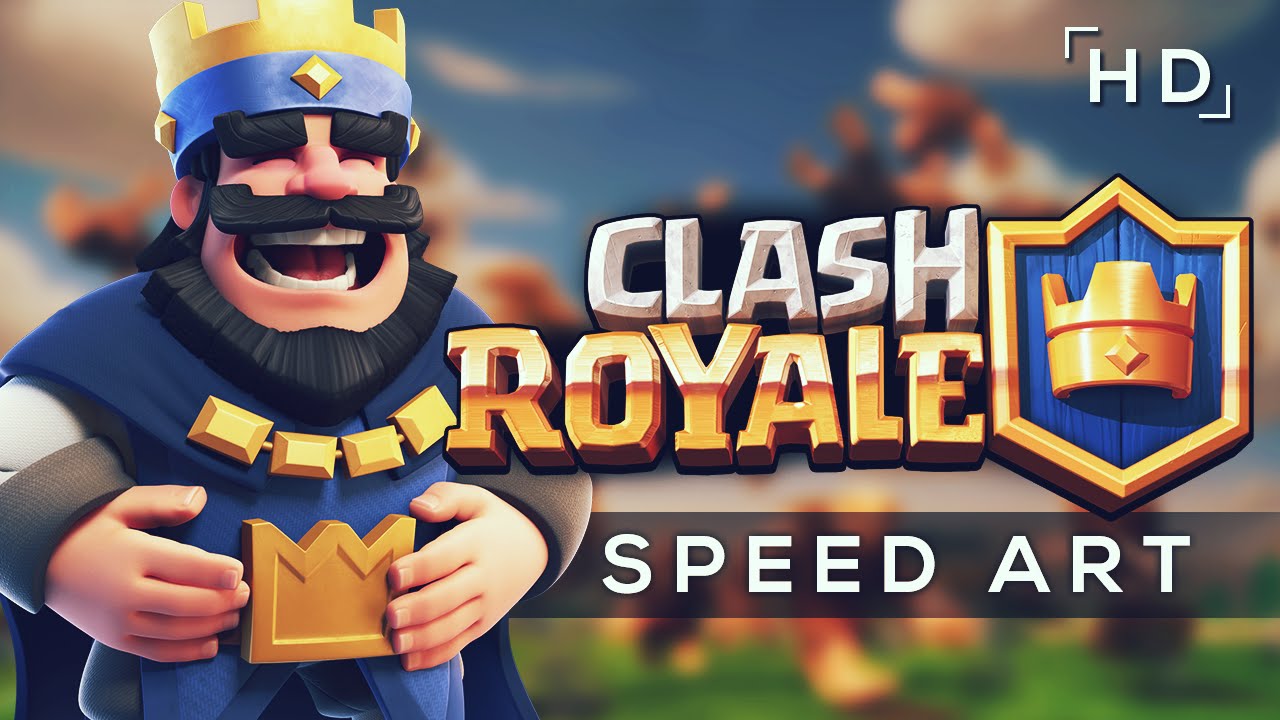 SPEED ART BANNER CLASH ROYALE YouTube