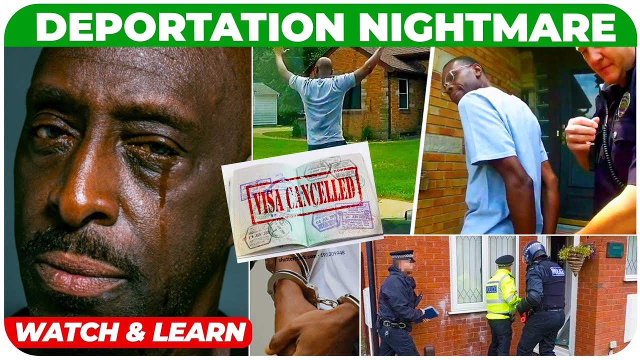 Виза африканца, проживающего в Великобритании, аннулирована и депортирована!