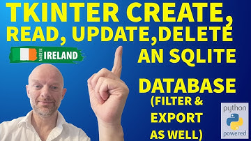 Create Read Update Delete using Python Tkinter