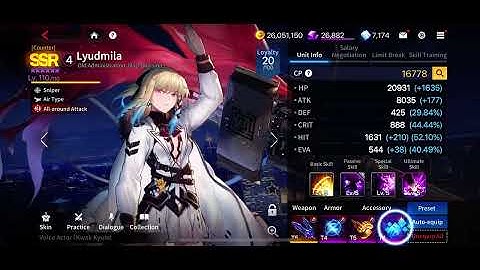 CounterSide Rival Match! 3 medal Challenge Mode (Auto)