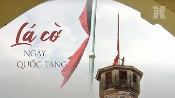 Lá cờ trên Cột cờ Hà Nội ngày Quốc tang