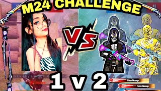 1V2 M24 Tdm With Pro Snipers Girl Gamer Priya Gaming