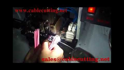 Semi auto side feed stripping and crimping machine wpm-2008a2