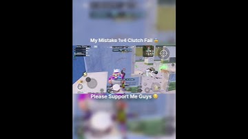 My Mistake 1v4 Clutch Fail 😰#shorts #bgmi #pubgmobile #andylukha