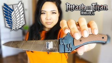 I Tested the Real Attack on Titan Sword Against Actual Objects