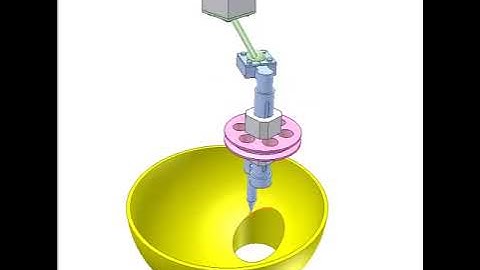 Mechanism For Drawing Intersection Of Sphere And Cylinder 1