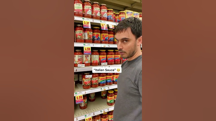 Italian Fixes the Grocery Store