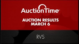 RV Auction Results - March 6, 2024