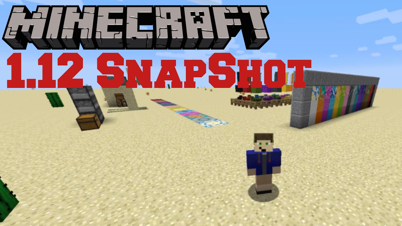 1.12 Snapshot Features! | Snapshot 17w06a | Minecraft News - YouTube