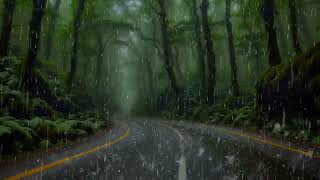 Tormenta Calma: Lluvia Vespertina y Bosque Brumoso para Dormir ASMR