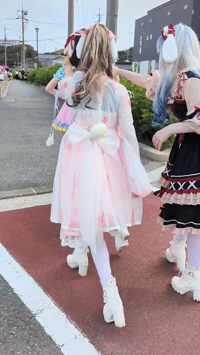 BaBy ToXiC本番直前♪  / 兎取ダンス動画ピョンテストファイナル（2023年10月14日） #兎取ダンス動画ピョンテスト #アイドル #ロリータファッション　#ロリータ #白塗り #鳥取県