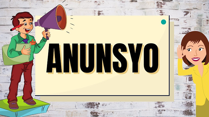 Anunsyo o Patalastas ║MTB 2 Quarter 2 Module 3