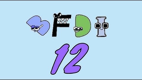 BFDI 12 but its Alphabet Lore (Reuploaded)