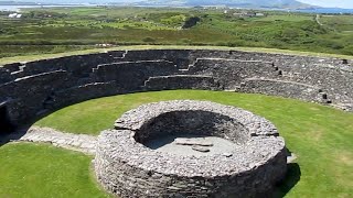 Cahergall Stone Fort, Kimego West, Caherciveen, County Kerry, Ireland, Europe