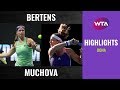 Kiki Bertens vs. Karolina Muchova | 2020 Doha First Round | WTA Highlights