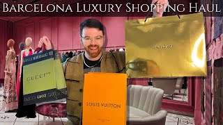 VLOG: 24 Hrs in Barcelona Solo Luxury Shopping Hermes, Fendi