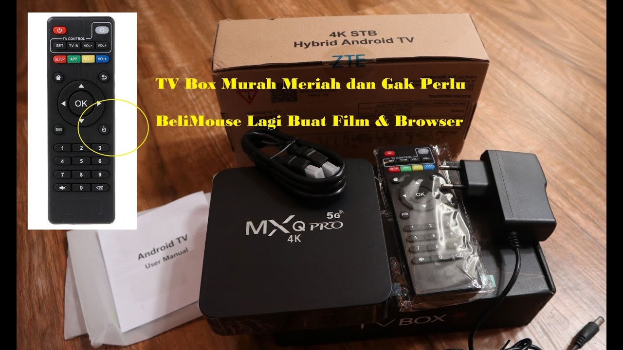 Unboxing  amp  Review Android TV Box MXQ 5G Yang Katanya Bisa Browser Tanpa Mouse