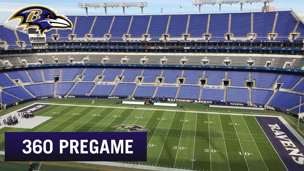 Experience Pregame at M&T Bank Stadium in 360° Virtual Reality - YouTube