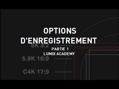 04 Lumix S1H Tutorial, Lumix Academy: Recording Options Part 1