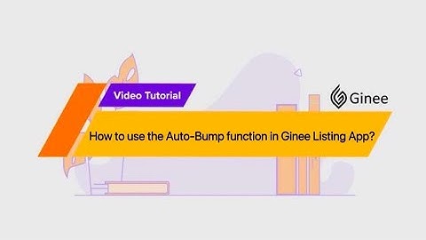 How to use the Auto-Bump function in Ginee Listing App?