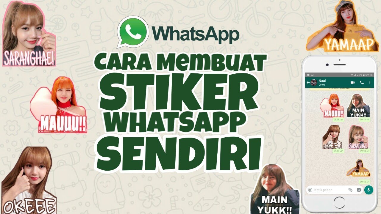 Cara Membuat Stiker Whatsapp Lisa Blackpink Youtube