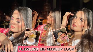 Soft Pink Glam 🌙💞with affordable makeup products | Eid makeup tutorial SIMPLE & DECENT screenshot 2