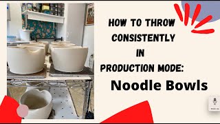 How to throw production- noodle bowls by Karen O'Lone-Hahn 39 views 2 years ago 3 minutes, 33 seconds
