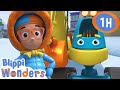 Snowy Excavator Song (Music Video) ❄️ | @BlippiWonders | Learning | Cartoons For Kids | After School