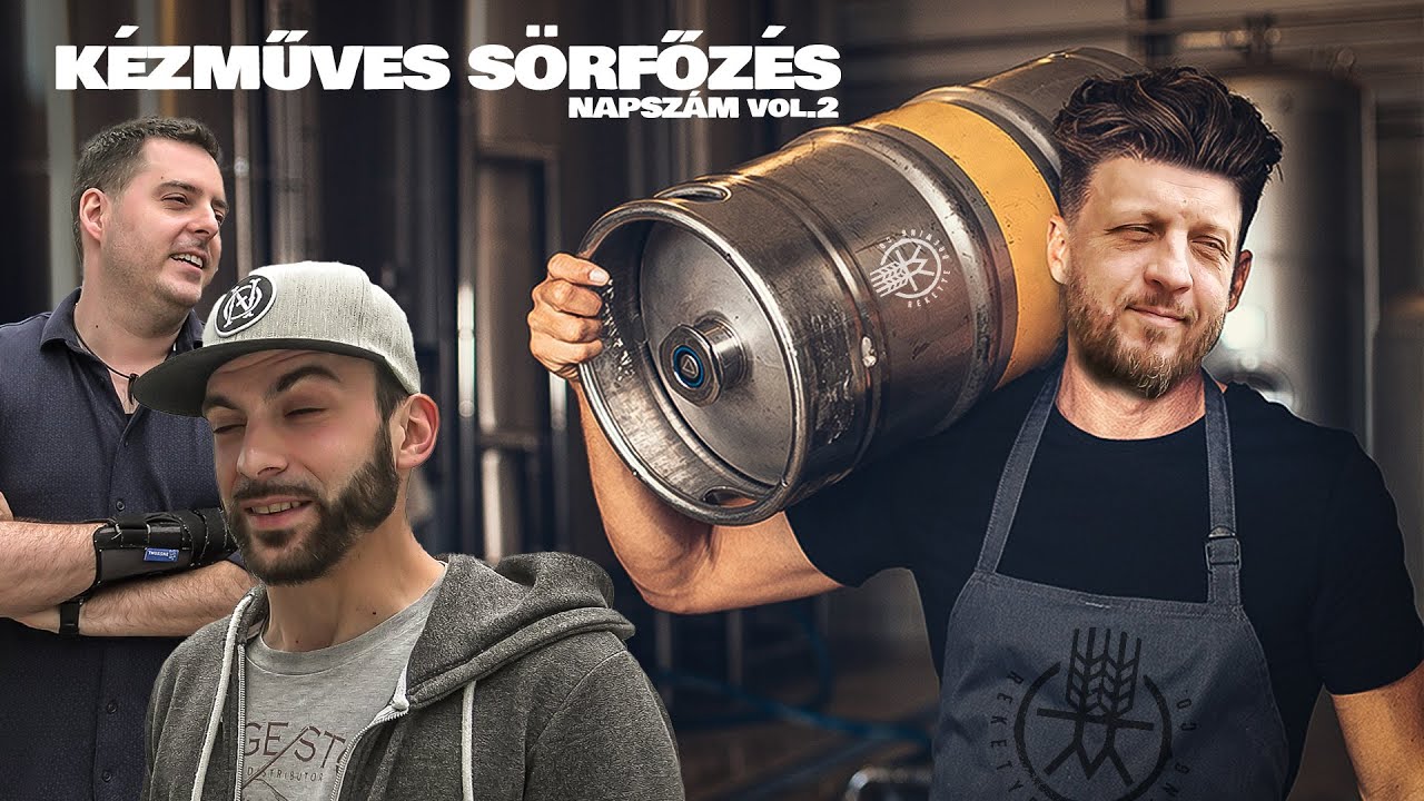 SÖRFŐZŐ mesterré váltunk - Reketye Brewing tour