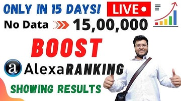 How to index your new website in Alexa Ranking 15 Lakh Alexa Rank in just First 15 Days