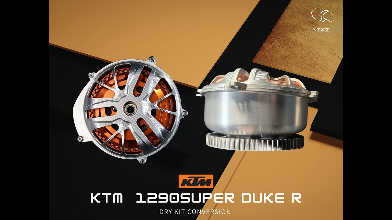 XTXZ乾式クラッチキット KTM 1290/1390 SUPER DUKE R用 - YouTube
