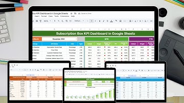 Subscription Box KPI Dashboard in Google Sheets