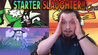 INCINEROAR = BEST STARTER!! Starter Pokemon Battle Royale 💥 REACTION!