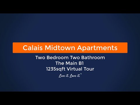 Houston Midtown Apartments The Main B1 1235sqft Virtual Tour