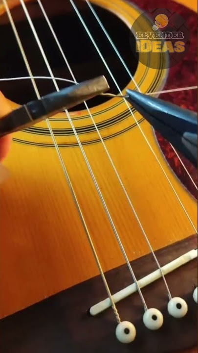 How to reattach broken guitar string - My Ideas