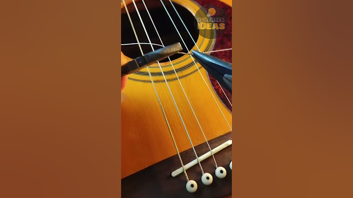 How to reattach broken guitar string - My Ideas